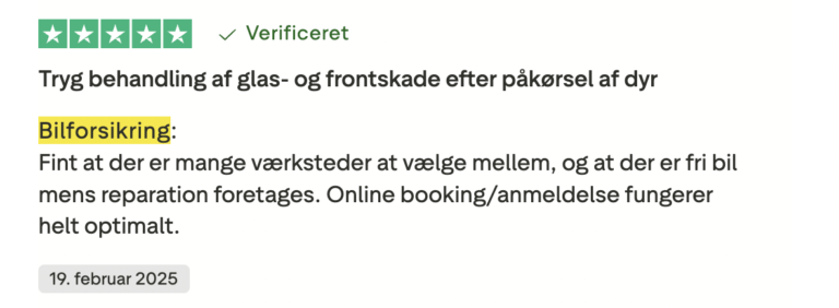 aros bilforsikring anmeldelse positiv