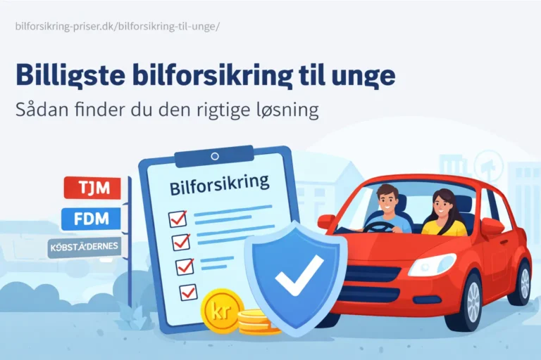 billigste bilforsikring til unge 2026