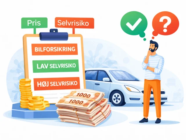 Hvad betyder selvrisiko for din bilforsikringspris?